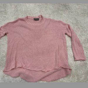 Pink Lightweight Knit Sweater - Wooden Ships